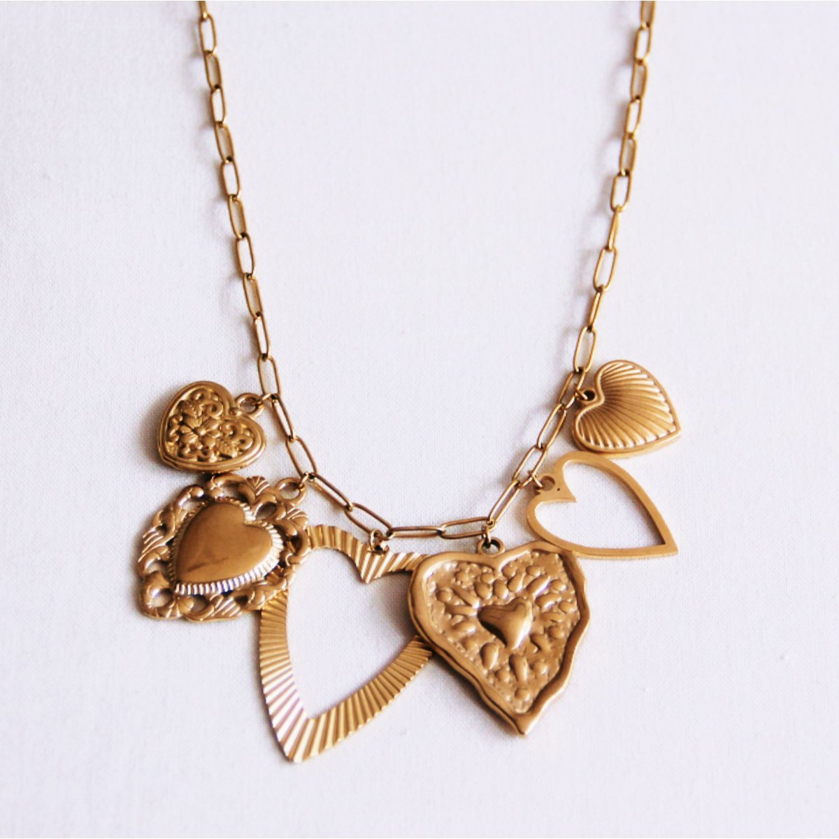 BAZOU  charme ketting "liefde"