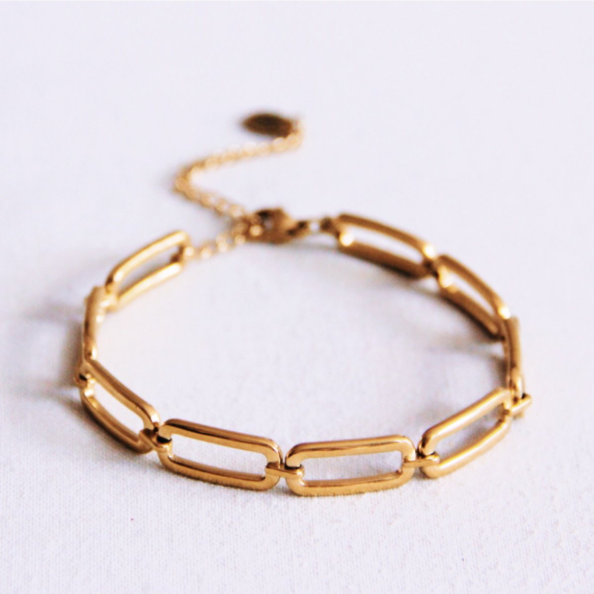 BAZOU Langwerpige gekoppelde armband