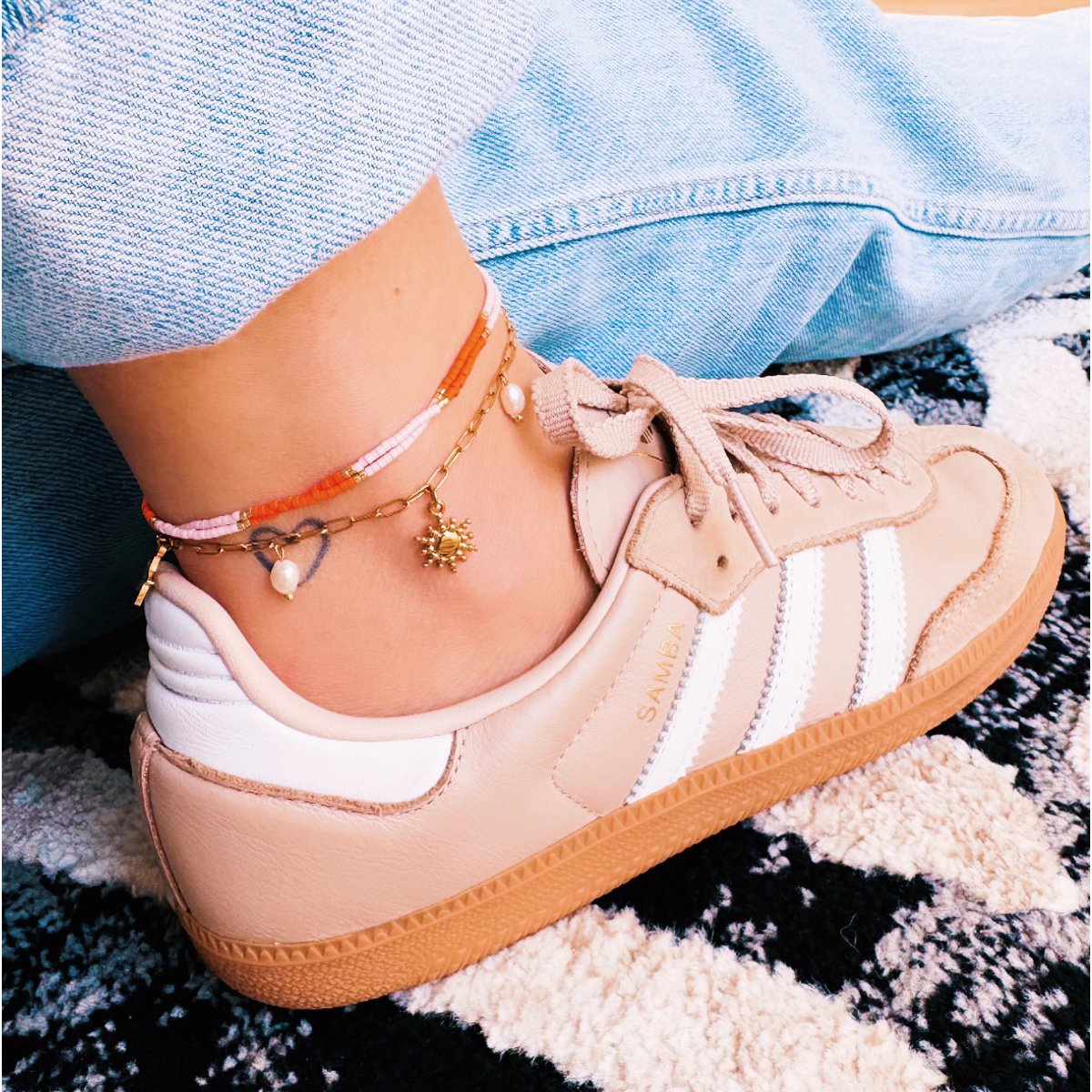 Miyuki Anklet 'Rainbow'