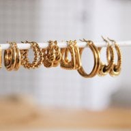 BAZOU creool ovaal 16mm "basic" - zilver