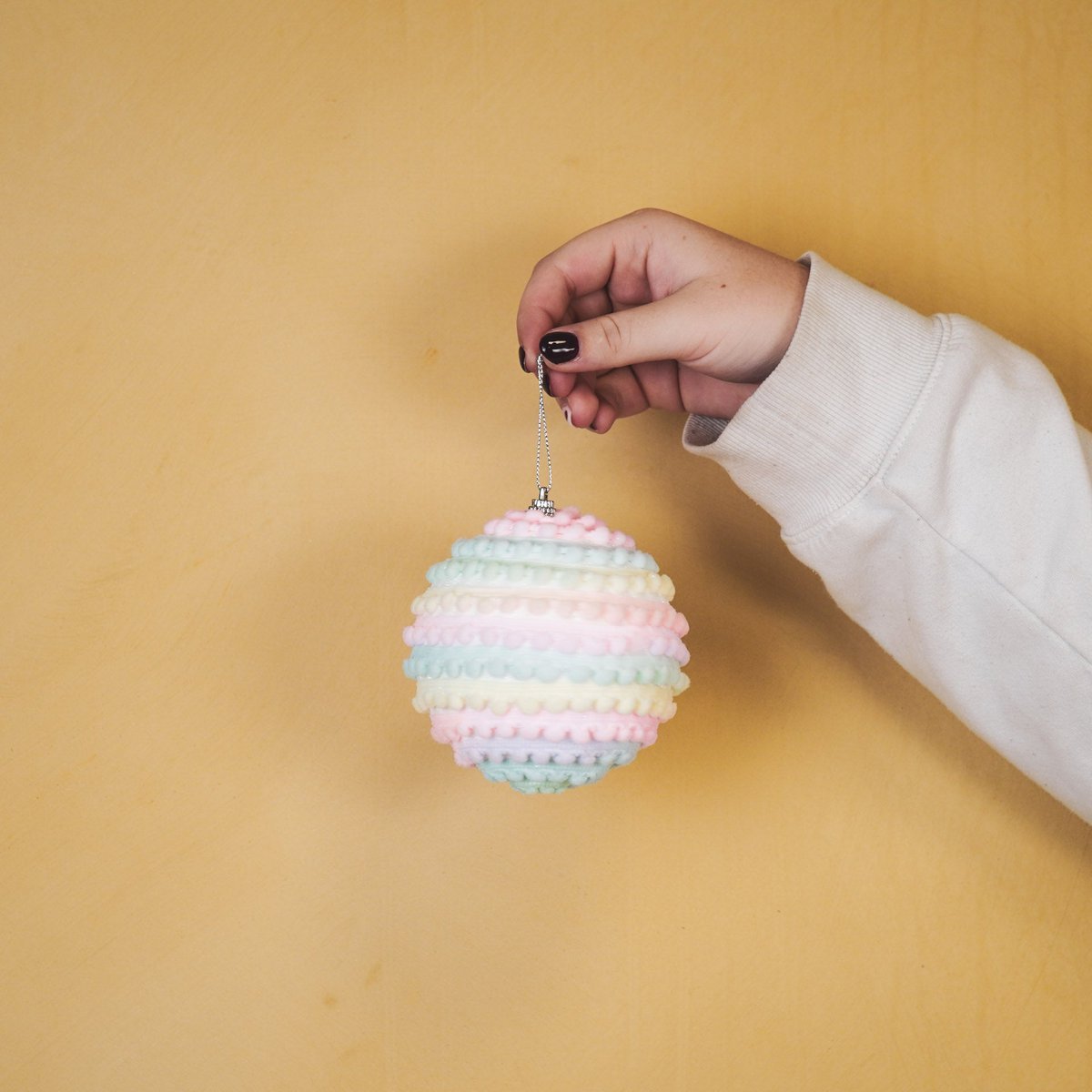 Kersthangers- Kerstballen- Schuim- Eenhoornkleuren -S3- 10cm