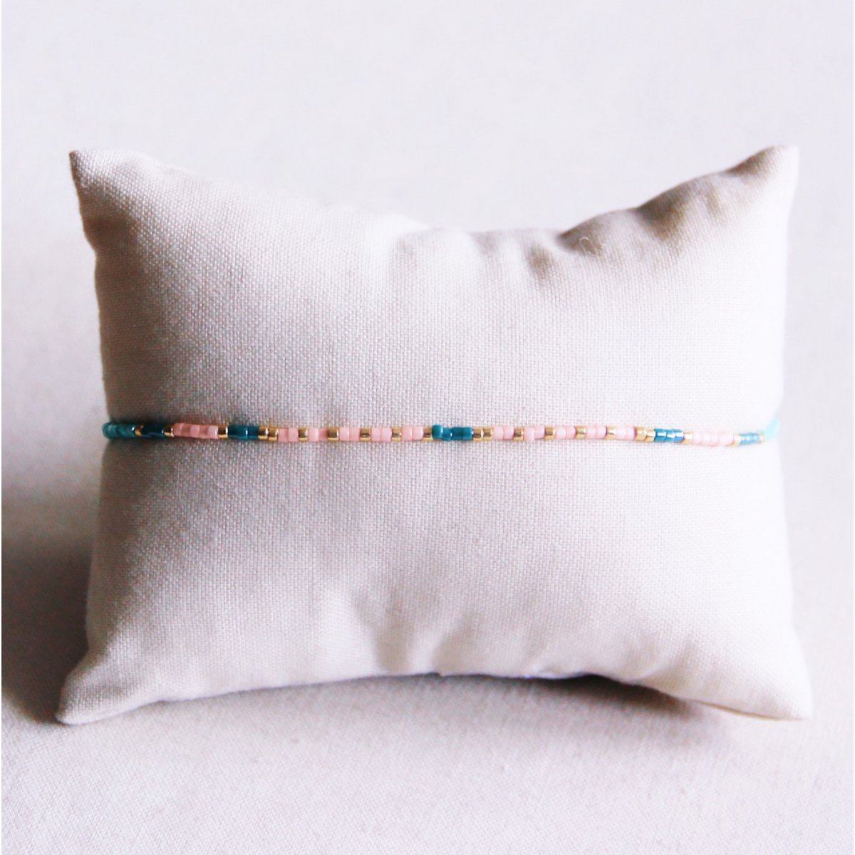 Miyuki armband mint/smaragd/naakt