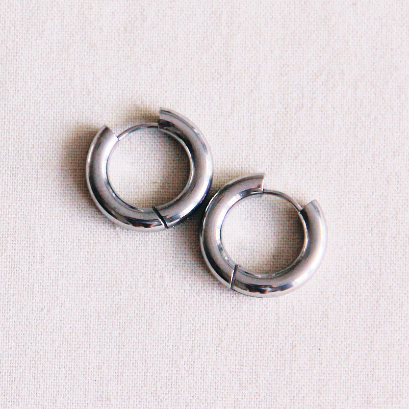 BAZOU breed creool 16mm - zilver