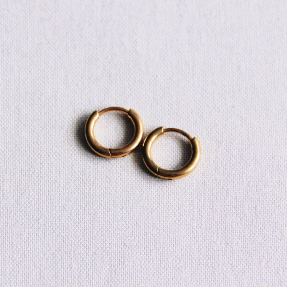 BAZOU creool 10mm “basic"- goud -