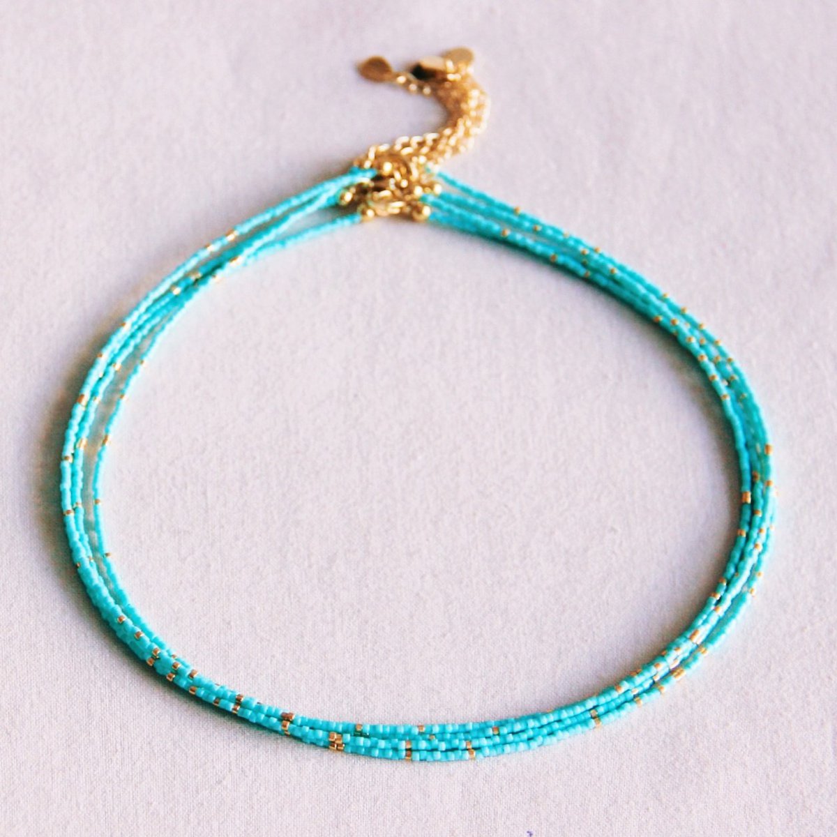 Kralen ketting - munt