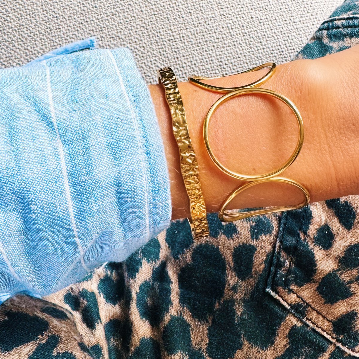 BAZOU Bangleprint - goud