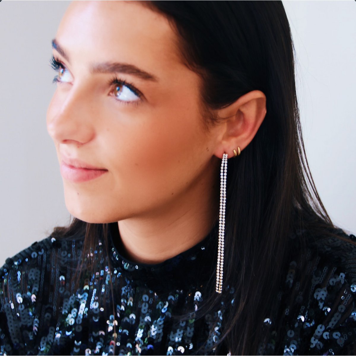 BAZOU 'Shine Bright' lange oorbellen