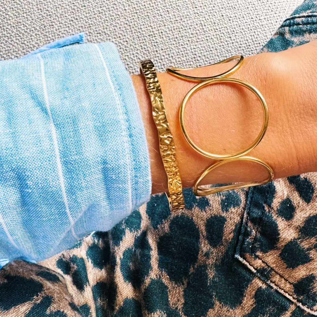Bangle XL rond - goud