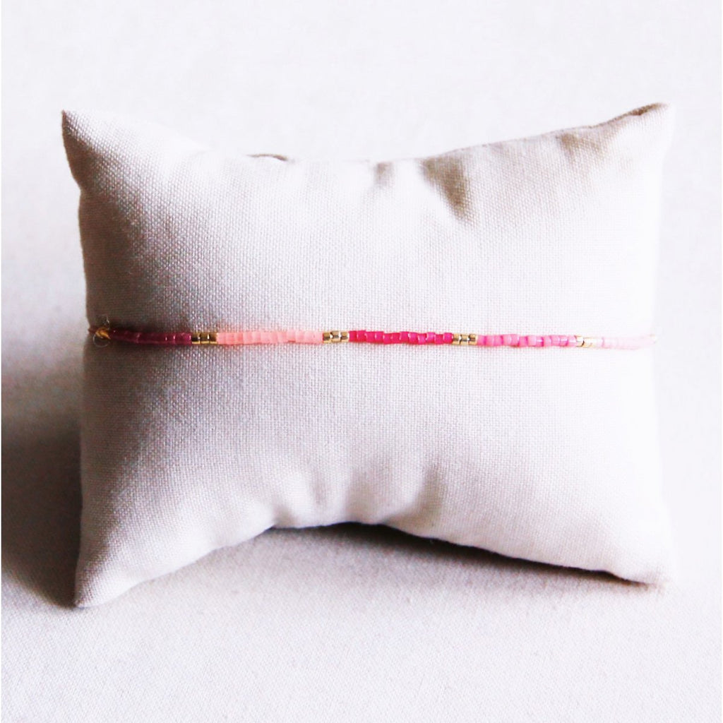 BAZOU Miyuki armband roze mix