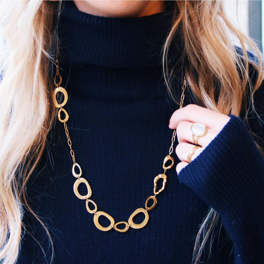 Lange D-ketting ketting met grote schakels