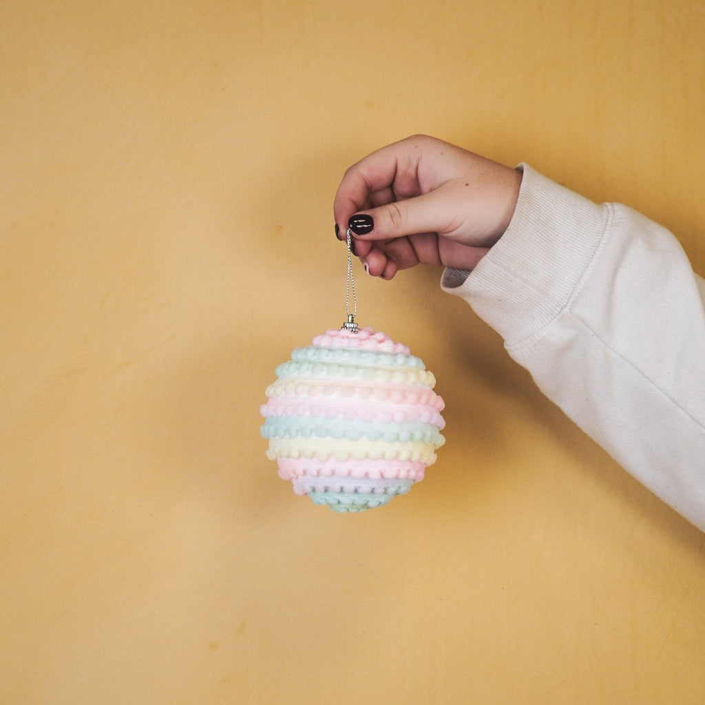 Kersthangers- Kerstballen- Schuim- Eenhoornkleuren -S3- 10cm