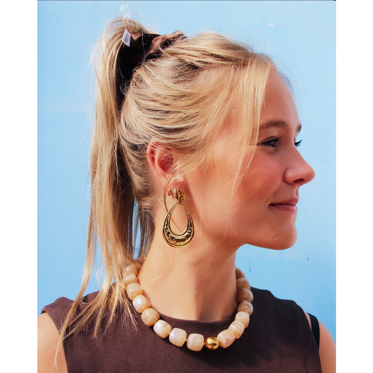 BAZOU Verklaring Earring Vervaardigde druppel