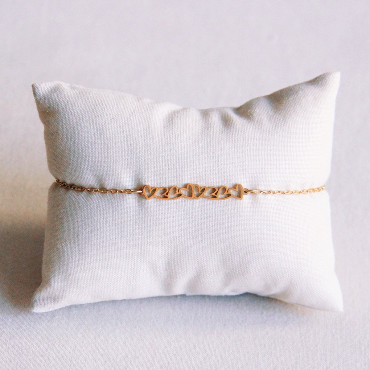 Leuke armband met mini -harten