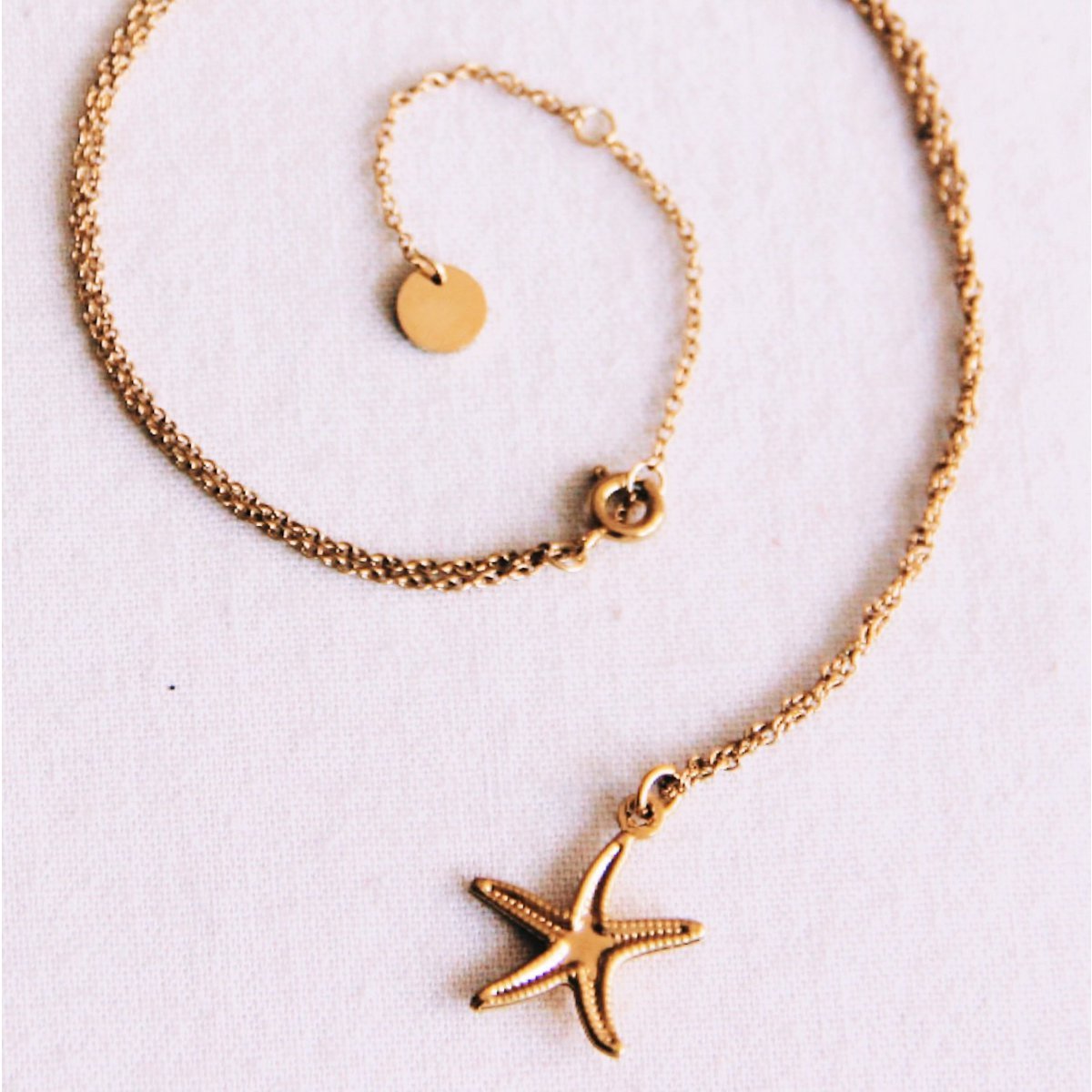 BAZOU Fijne ketting met zeesterren
