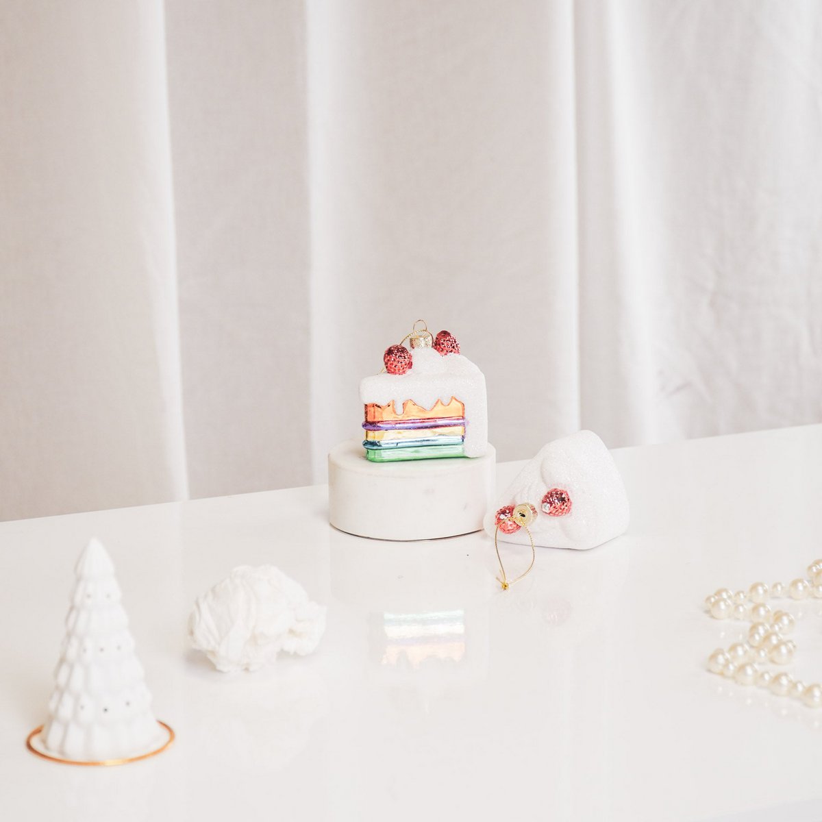 HOUSEVITAMIN -Ornament Kersthanger - Stuk Taart