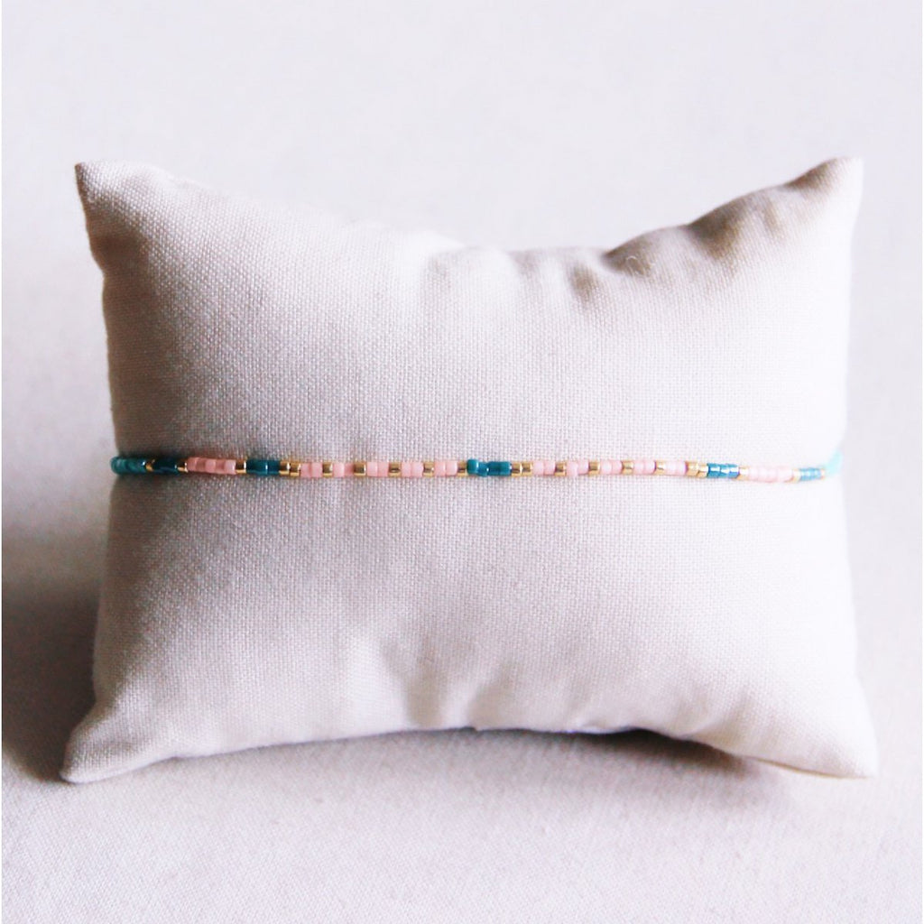 Miyuki armband mint/smaragd/naakt