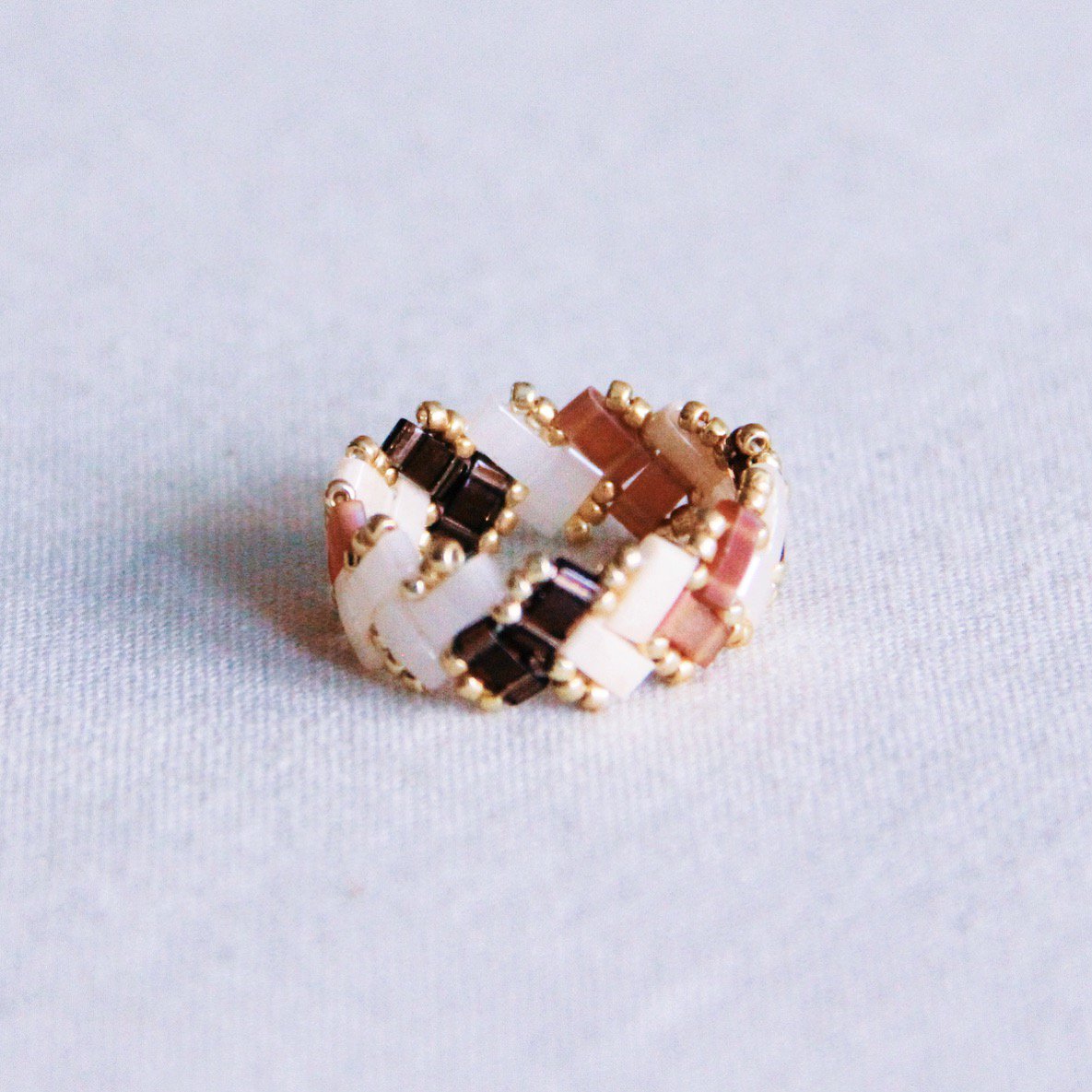 Tilabead Ring - Naakt tinten