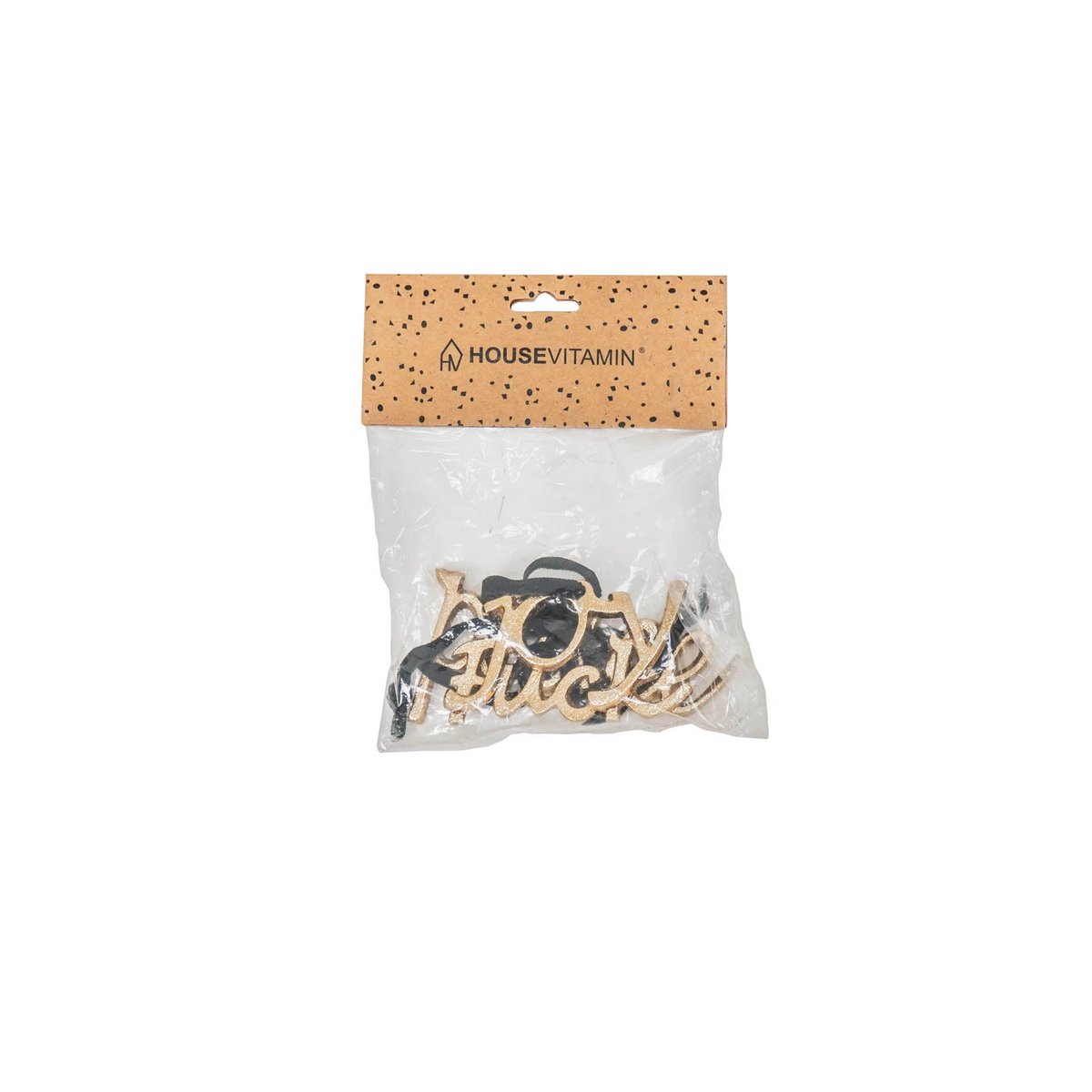HOUSEVITAMIN -Ornament Kersthanger Goud - Set van 3