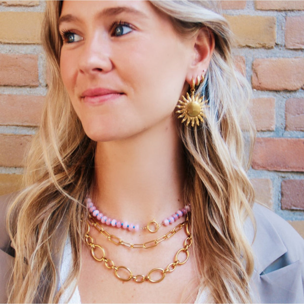 BAZOU Oorring met XL -zon