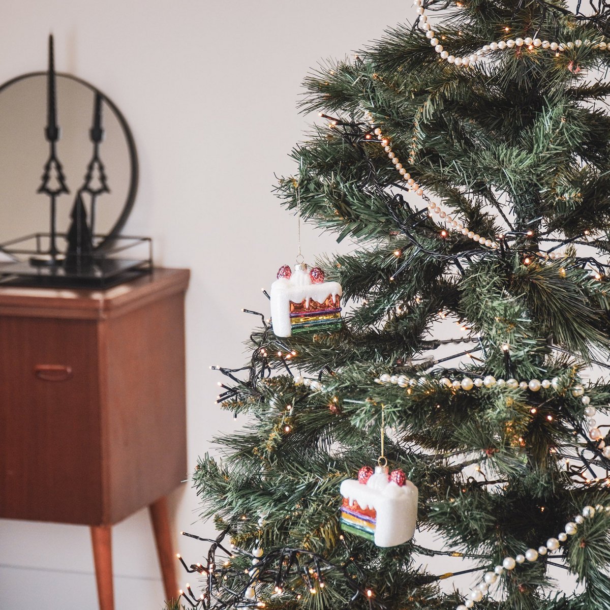 HOUSEVITAMIN -Ornament Kersthanger - Stuk Taart