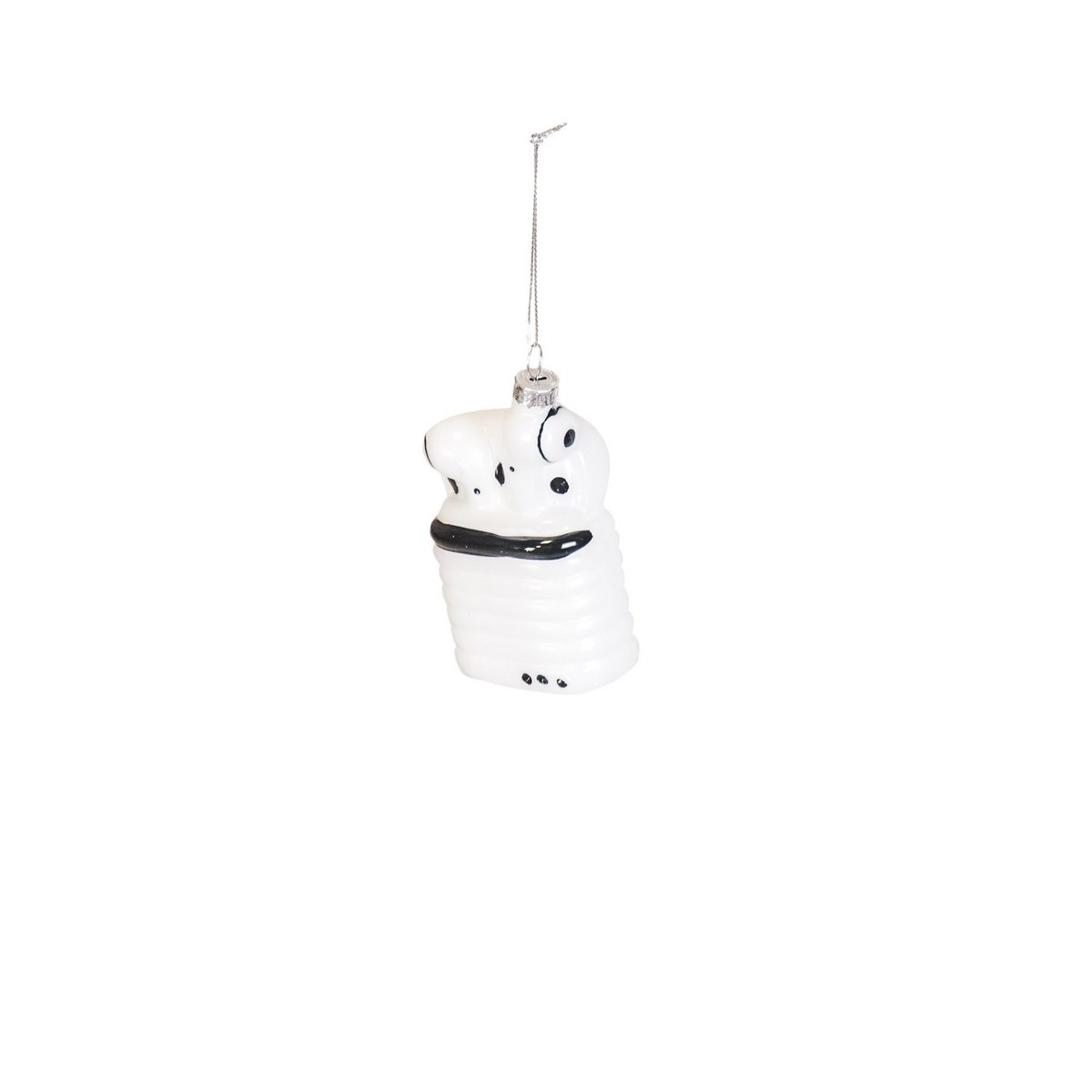 Ornament Kersthanger - Airpods - Glas - 6,5x3,5x10,5cm