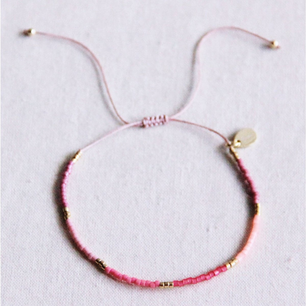 BAZOU Miyuki armband roze mix
