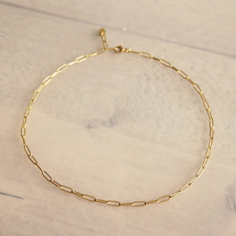 BAZOU d -keten ketting - goud