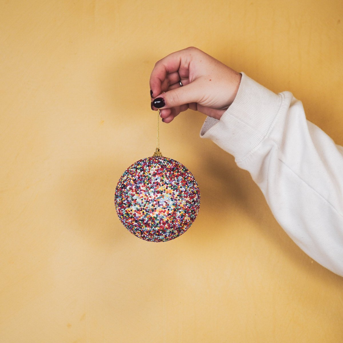 Kersthangers- Kerstballen- Schuim- Disco Dip -S3- 10cm