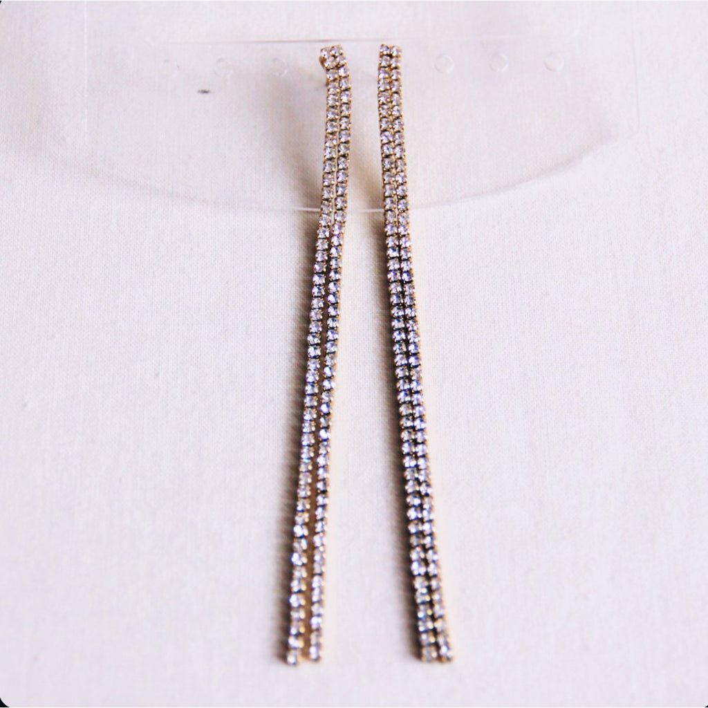 BAZOU 'Shine Bright' lange oorbellen