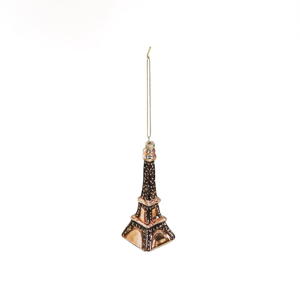 Kersthanger - Eiffeltoren - Glas - 5x5x13,5cm